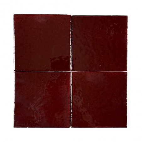 Płytki ścienne - Black Red - kwadrat - 4 szt.