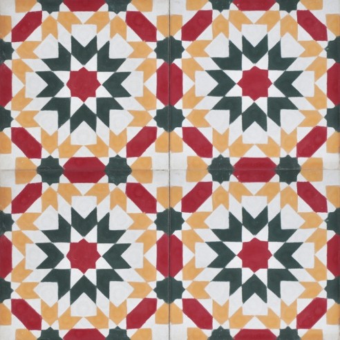 Płytki cementowe 404 - Mozaika marokańska