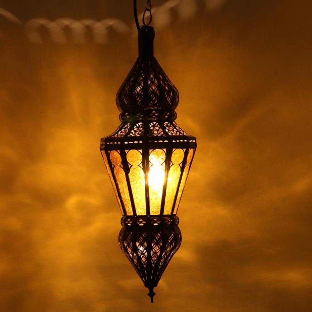 Lampa z Maroka NURA żółta