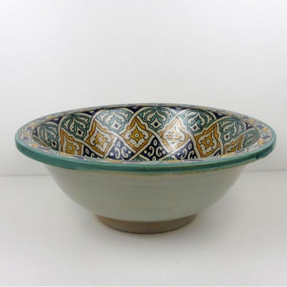 Orientalna umywalka ceramiczna FES 19, średnica 35 cm