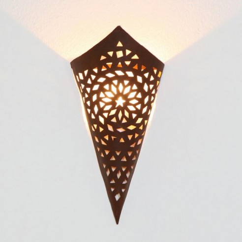 Orientalna ścienna lampa żelazna EWL03