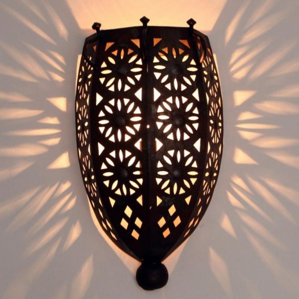 Orientalna ścienna lampa żelazna EWL05
