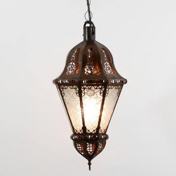 Lampa z Maroka SALMA biała