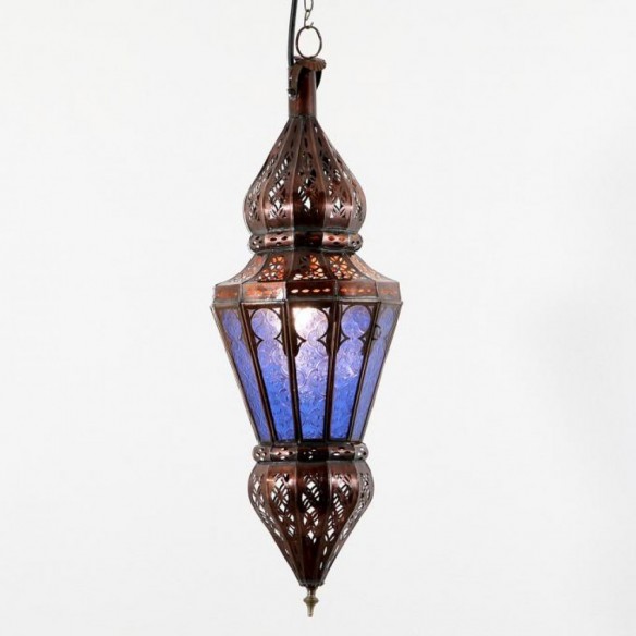 Lampa sufitowa NURA niebieska