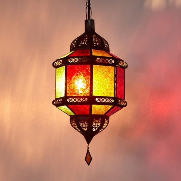 Lampa z Maroka TROMBIA wielobarwna