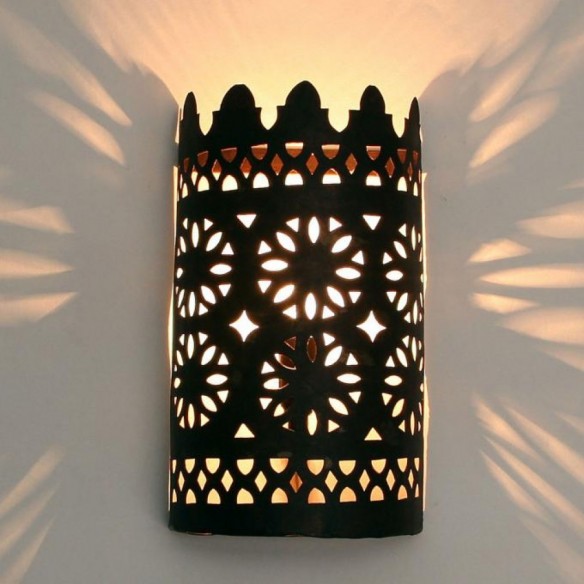 Orientalna żelazna lampa ścienna EWL01