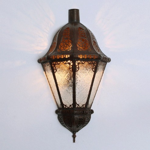 Orientalna lampa ścienna BELUTI biała