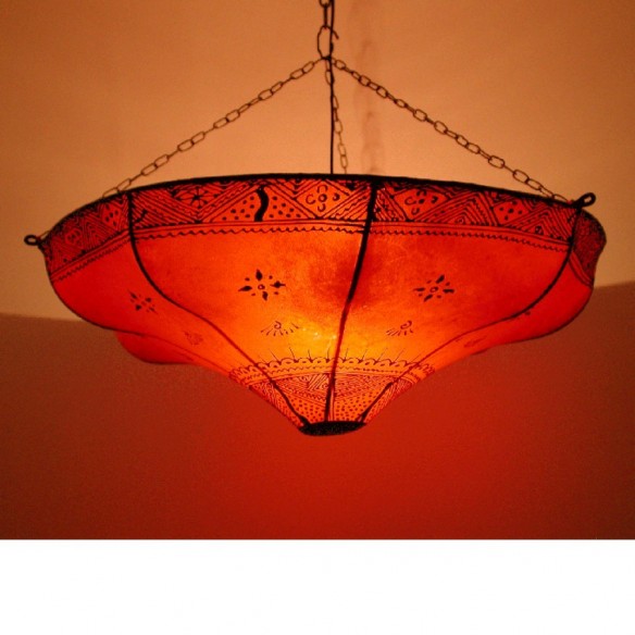 Lampa sufitowa henna KARIMA pomarańczowa