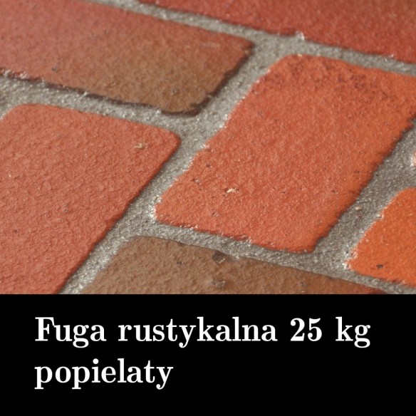 Fuga rustykalna do terakoty i cegły, popielaty