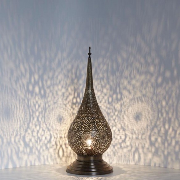 Mosiężna lampa CHARDA