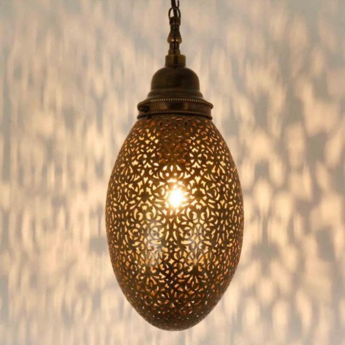 Mosiężna lampa DAHAB