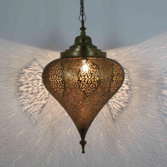 Orientalna mosiężna lampa BELOUTA