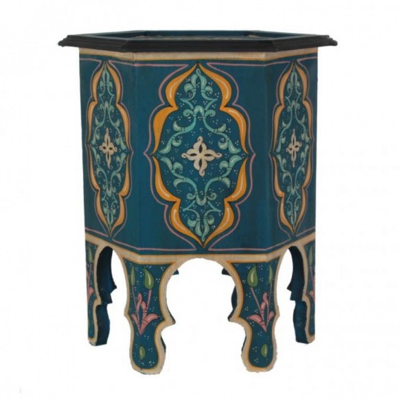 Drewniany marokański stolik...