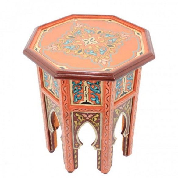 Drewniany stolik z Maroka AMIN
