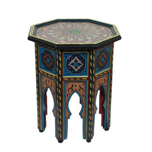Drewniany stolik z Maroko ADIL