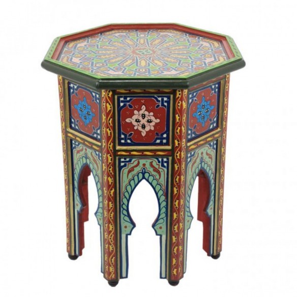 Drewniany stolik z Maroko...
