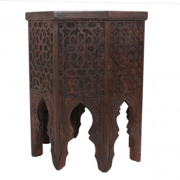 Marokański drewniany stolik...